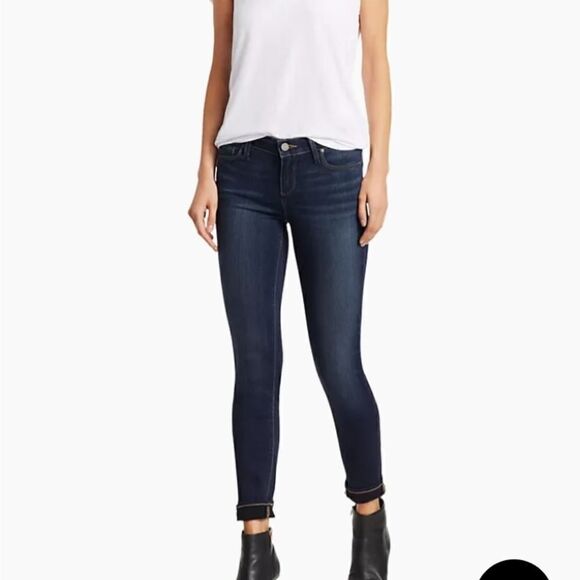 Paige Verdugo Crop cartman wash mid rise ultra skinny jeans size 27 NWT - Picture 1 of 4
